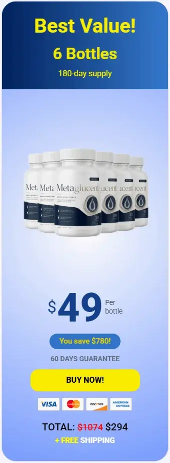 MetaGlucent + Buy Six Bottles